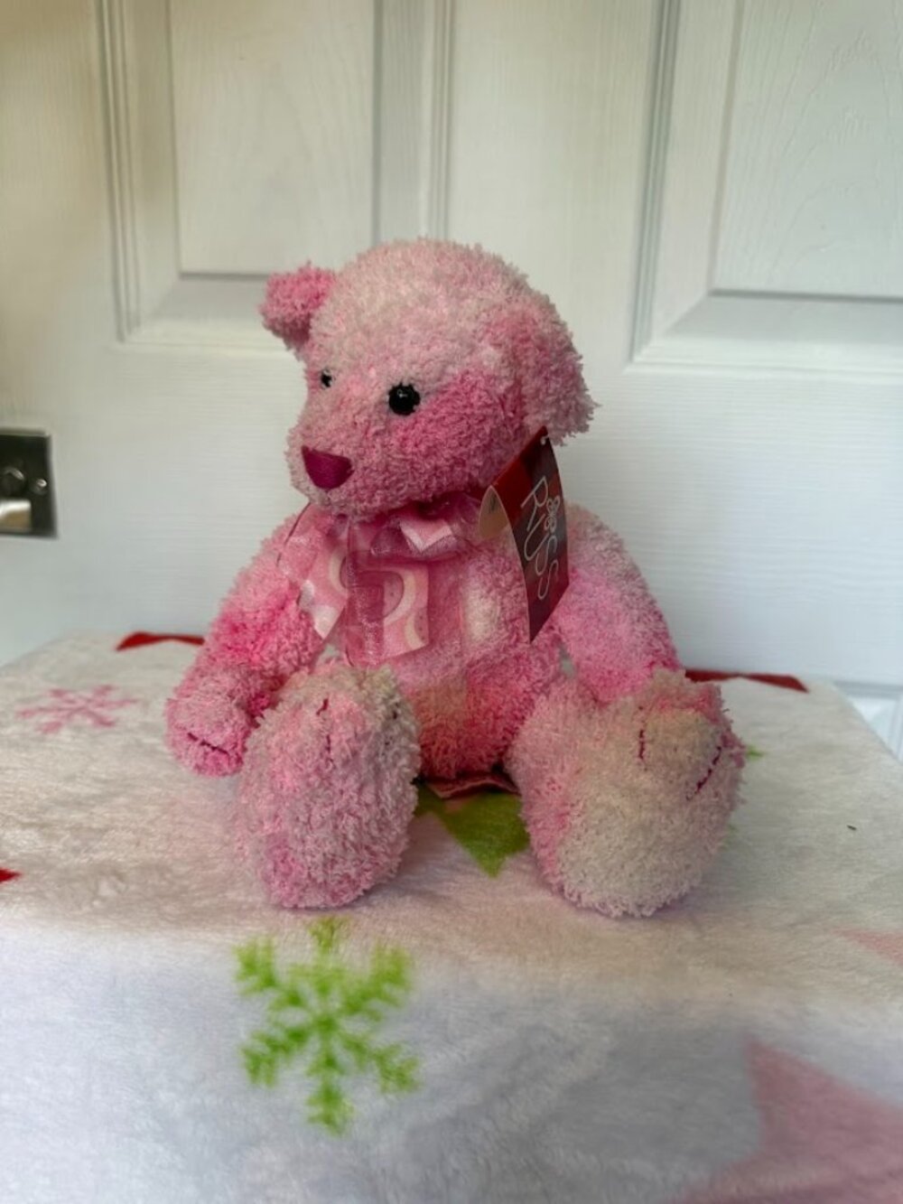 Russ Pinkie Teddy Bear Stuffed Animal